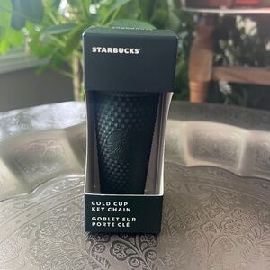 ✨NWT Starbucks Studded DARK GREEN STUDDED Keychain Ornament✨